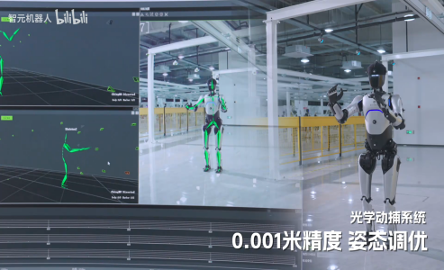 CHINGMU高精度动作捕捉赋能智元机器人实现精准姿态调优